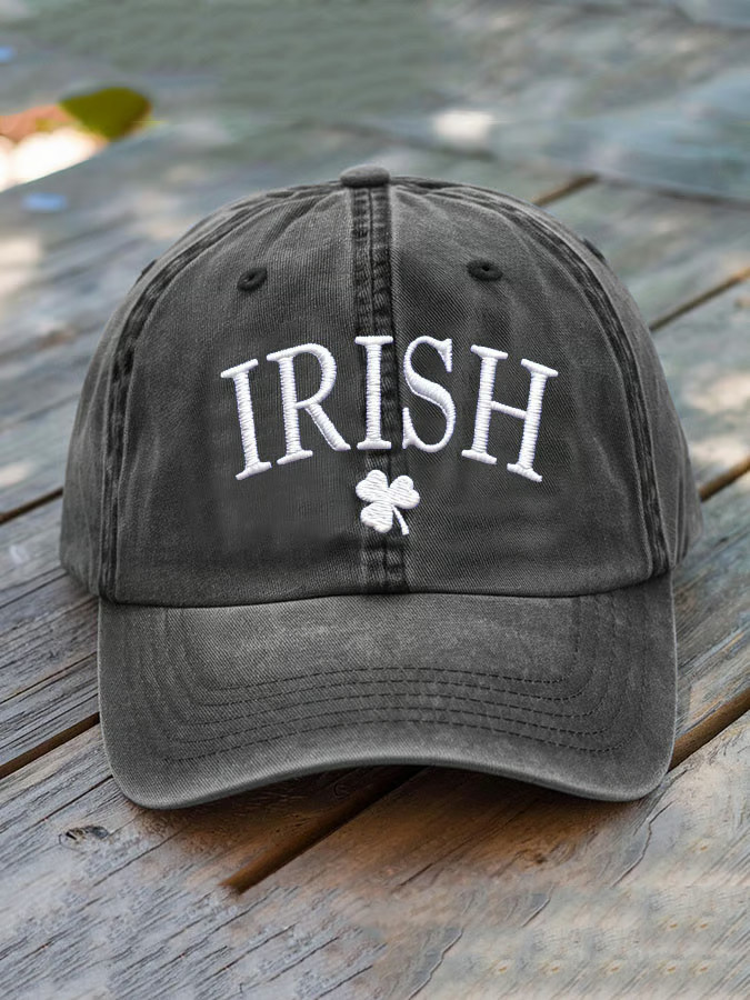 Irish Saint Patrick's Day Hat Embroidered Holiday Hat St Patricks Day Gift For Dad