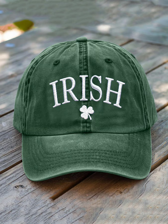 Irish Saint Patrick's Day Hat Embroidered Holiday Hat St Patricks Day Gift For Dad