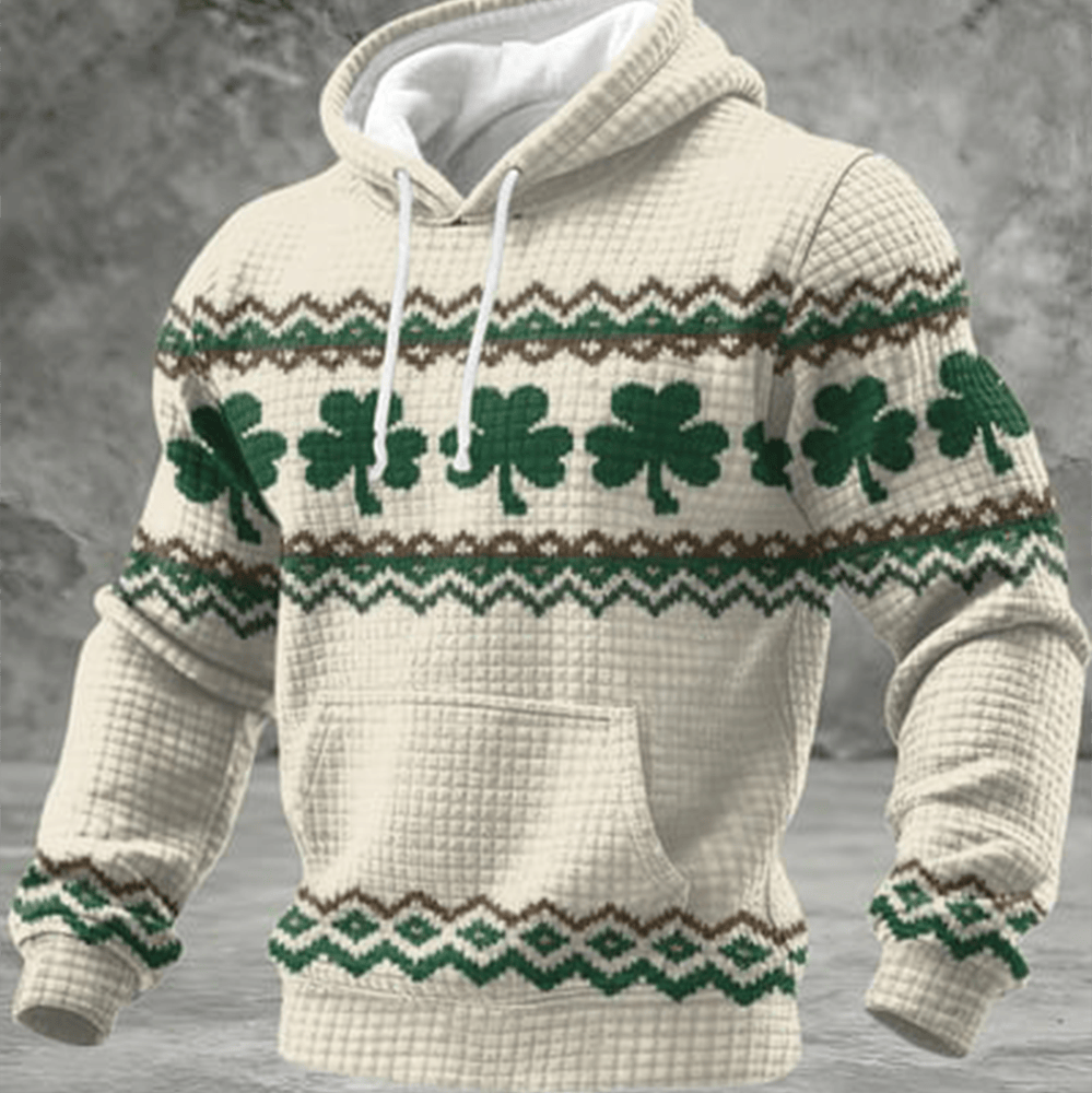 Irish Shamrock Day Hoodie St Patrick's Day Hooded Sweatshirt Shamrock Day Gifts