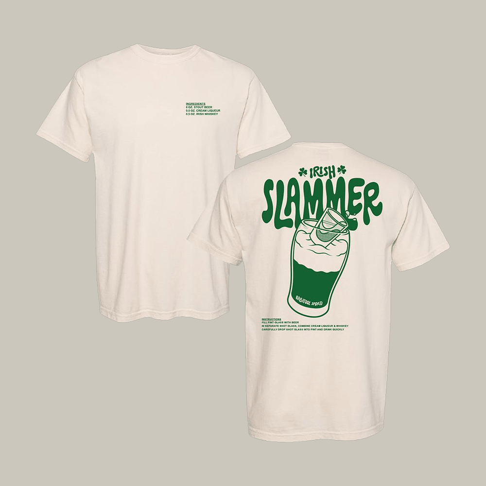 Irish Slammer St Patrick's Day T-Shirt Barstool Sports Clothes Holiday Gift For St Patricks Day