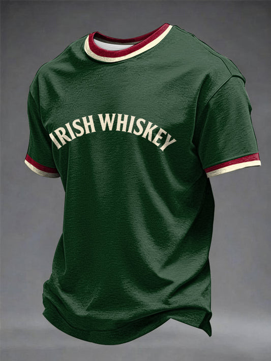 Irish Whiskey Graphic T-Shirt St Patricks Day Funny Drinking Shirt Irish Pride Party Merch