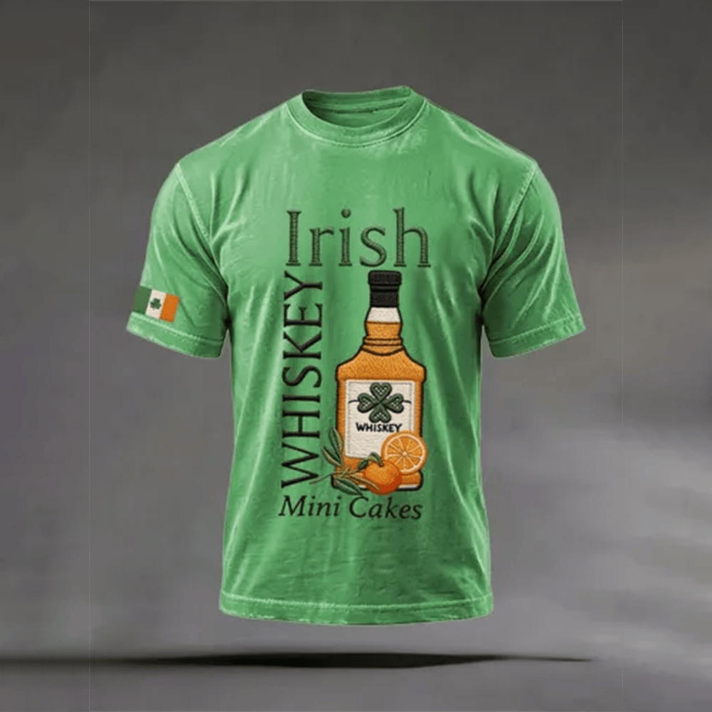 Irish Whiskey Mini Cakes T-Shirt St Patrick's Day Clothes Best Present For St Paddys Day