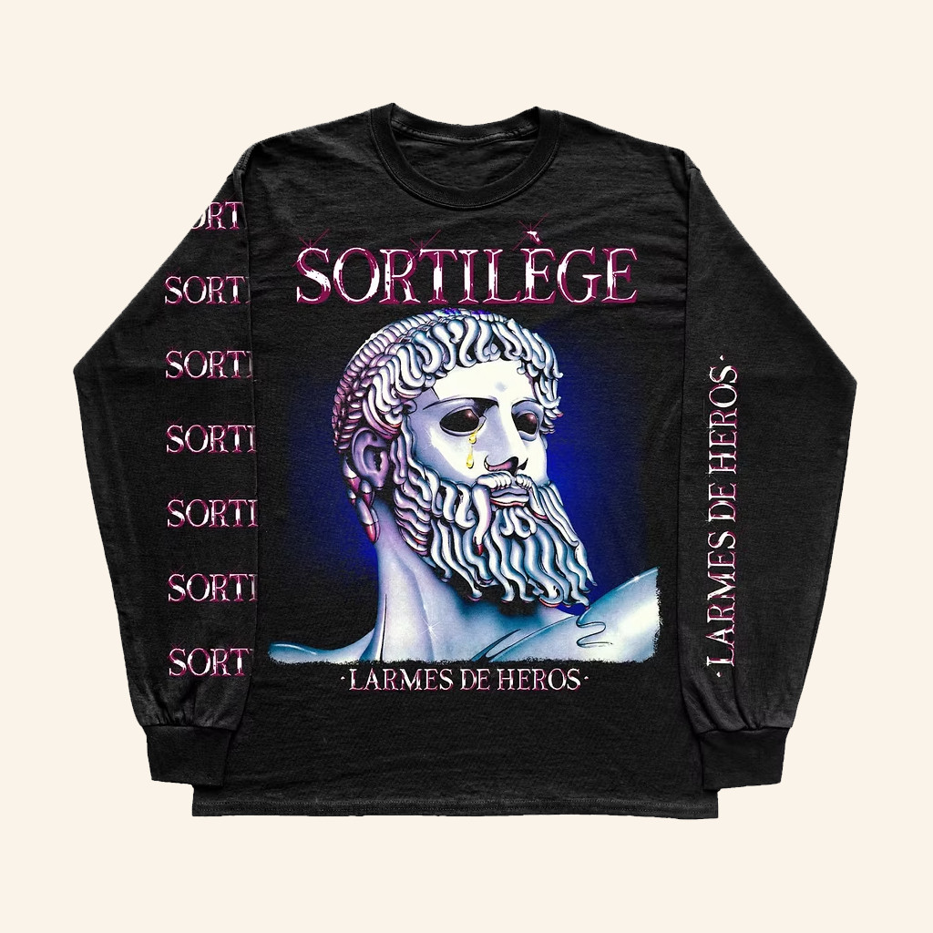 Iron Collapse Merch Sortilege Larmes De Heros Long Sleeve T-Shirt Gifts For Husband