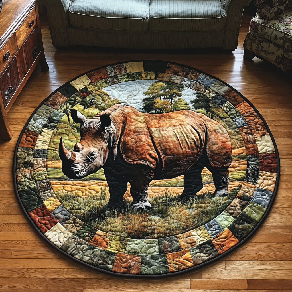 Iron Horn Quilted Round Mat Entryway Christmas Decor Ideas Flower Arrangement Ideas