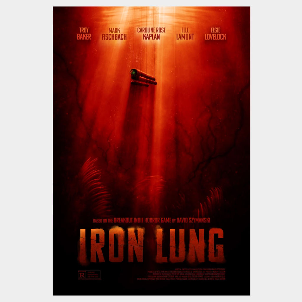 Iron Lung Merch Official Iron Lung Movie Poster Wall Art Decor Gifts For Horror Movie Lovers