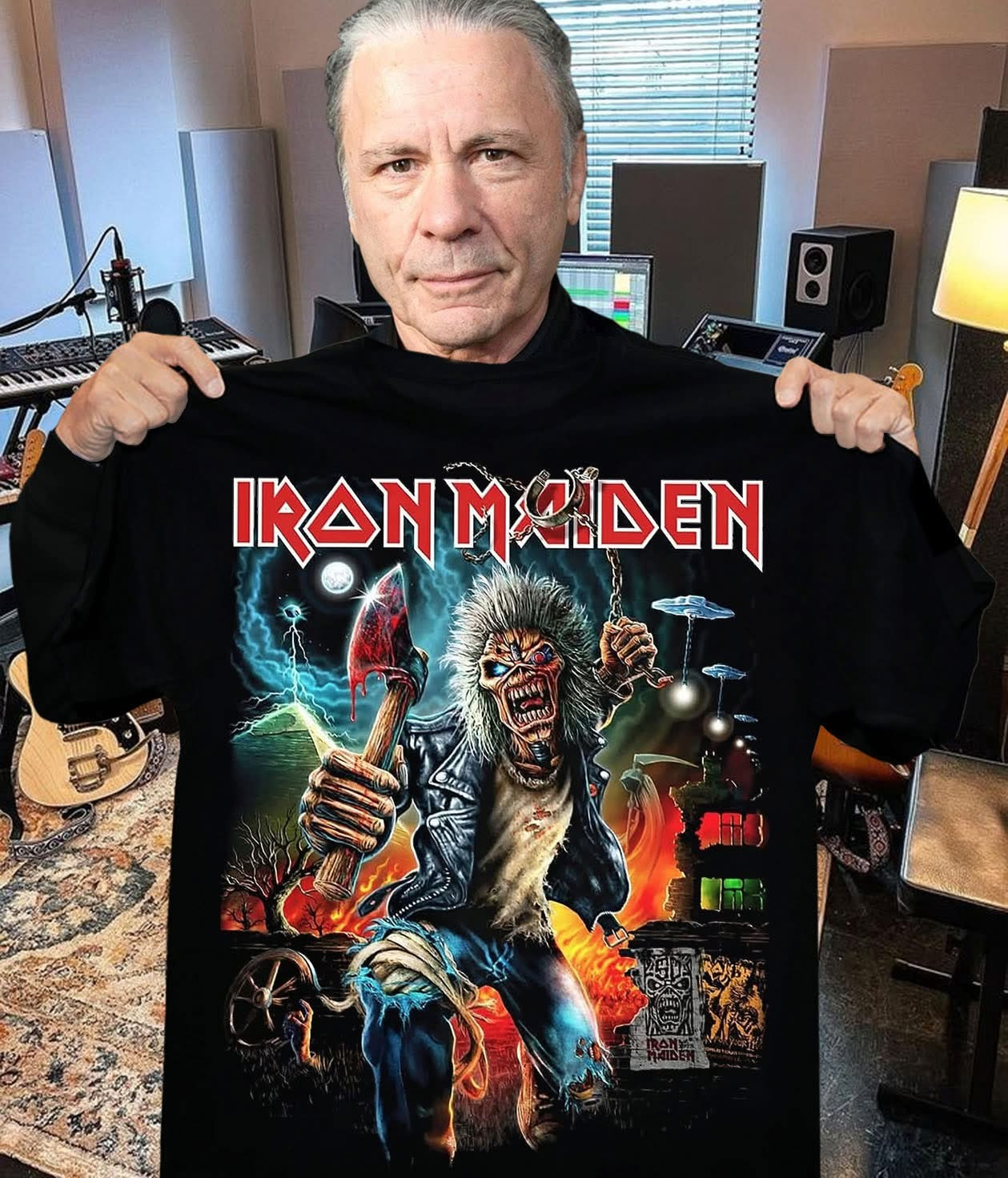 Iron Maidan Run For Your Lives 2025 Tour T-Shirt Iron Maidan Merch