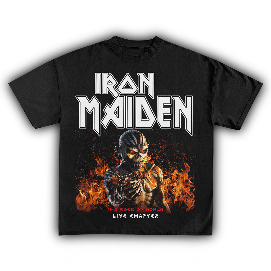 Iron Maiden Book Of Souls T-Shirt Black Iron Maiden Merch Gifts For Band Fans Iron Maiden Book Of Souls T-Shirt Black Iron Maiden Merch Gifts For Band Fans