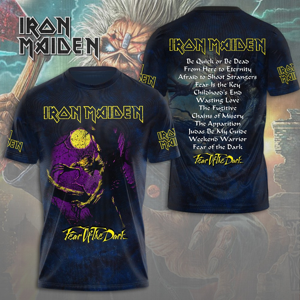 Iron Maiden Fear Of The Dark T-Shirt Presents Gift For Music Lovers