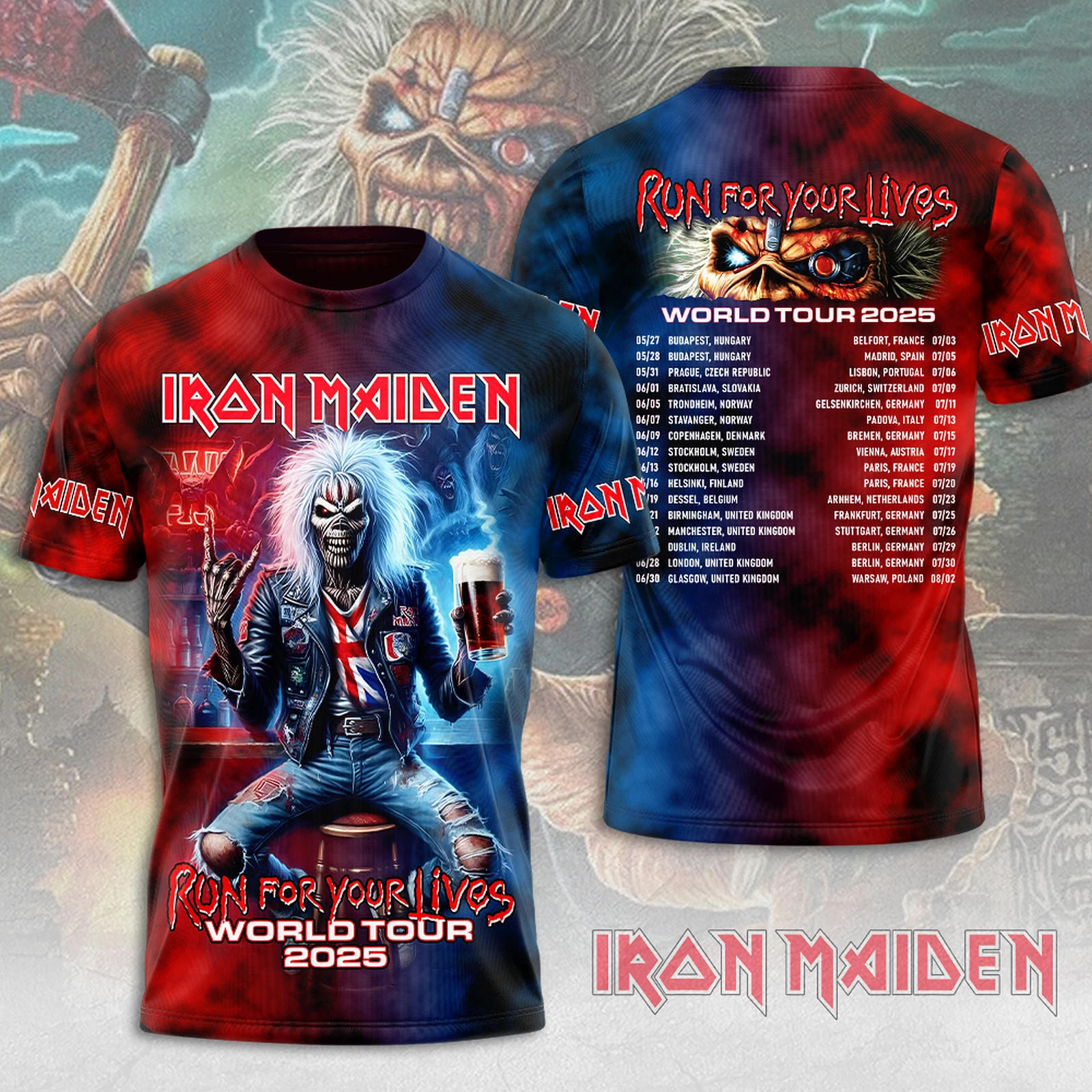 Iron Maiden Inspired Run For Your Lives World Tour 2025 12