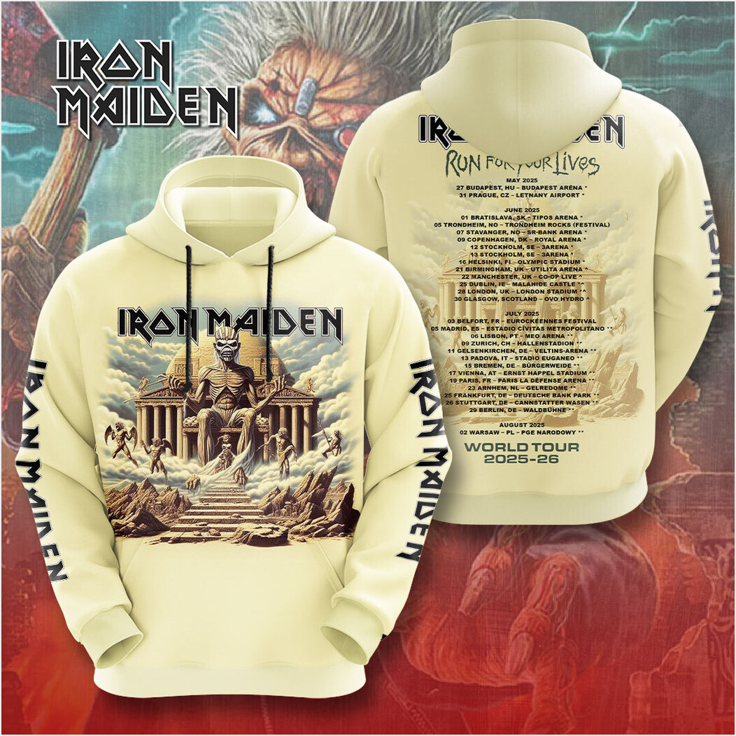 Iron Maiden Live Dvd Hoodie Gifts For Friends Trendy Merch