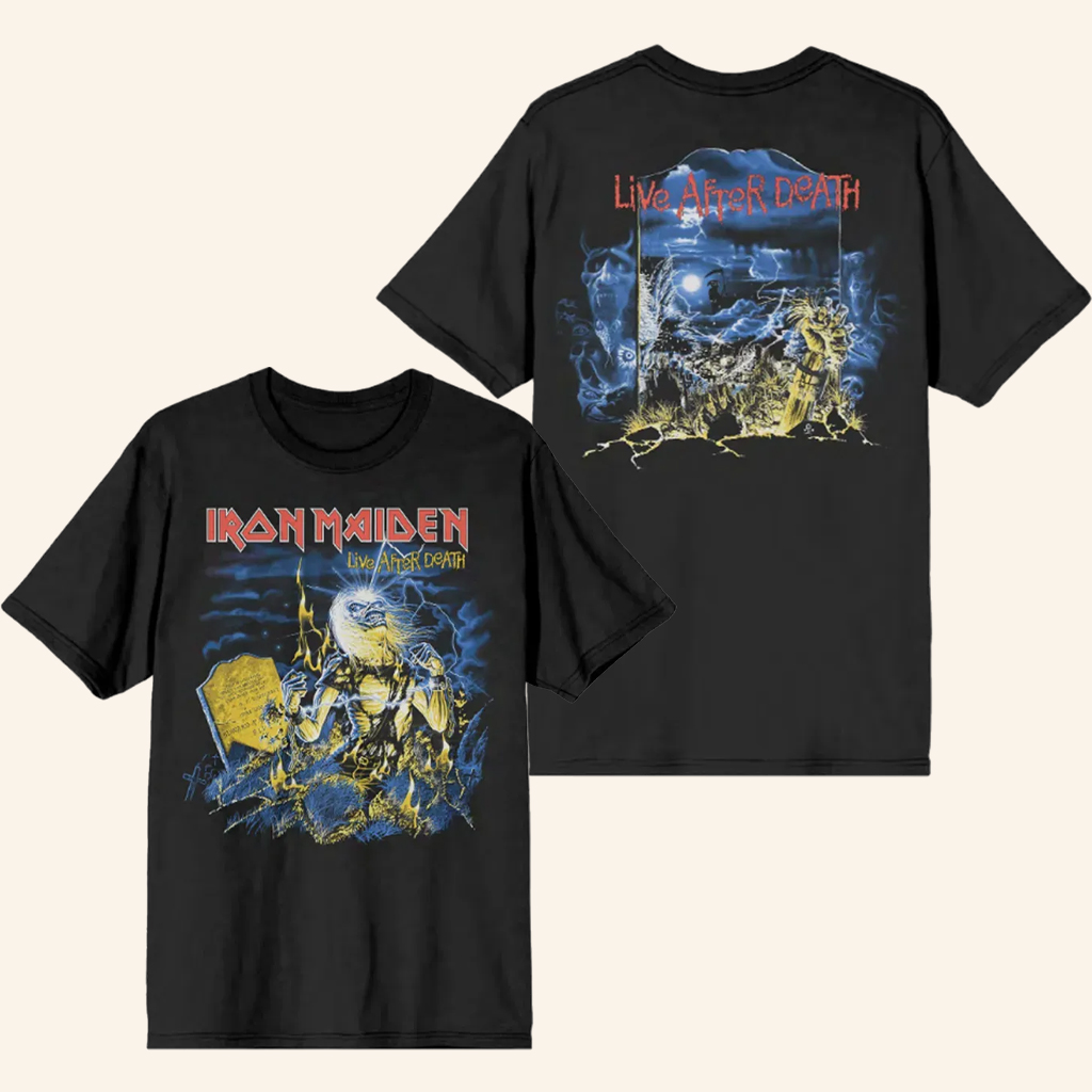 Iron Maiden Merch Live After Death 40Th Anniversary T-Shirt Gifts For Music Lovers Iron Maiden Merch Live After Death 40Th Anniversary T-Shirt Gifts For Music Lovers
