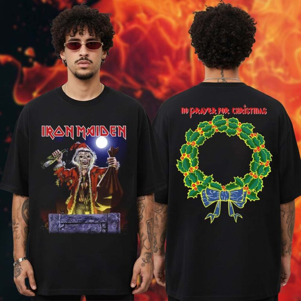 Iron Maiden Merch No Prayer for Christmas T-Shirt Christmas Gifts For Him Iron Maiden Merch No Prayer for Christmas T-Shirt Christmas Gifts For Him