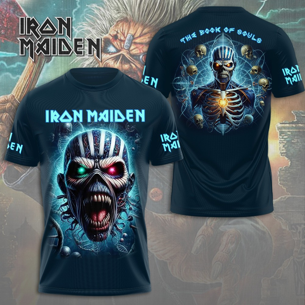 Iron Maiden The Book Of Souls T-Shirt Music Related Gifts For Guys