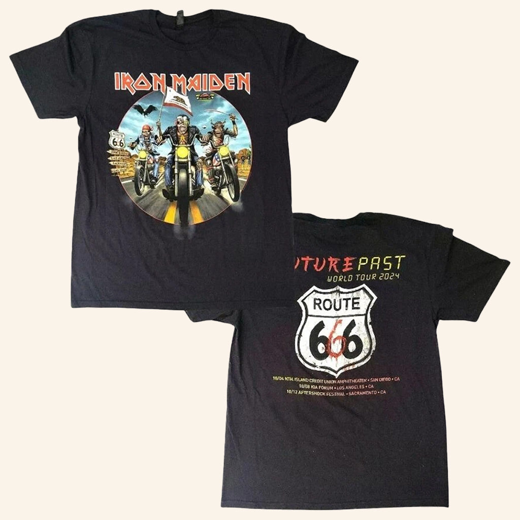 Iron Maiden The Future Past Tour California T-Shirt Gifts For Music Fans Iron Maiden The Future Past Tour California T-Shirt Gifts For Music Fans