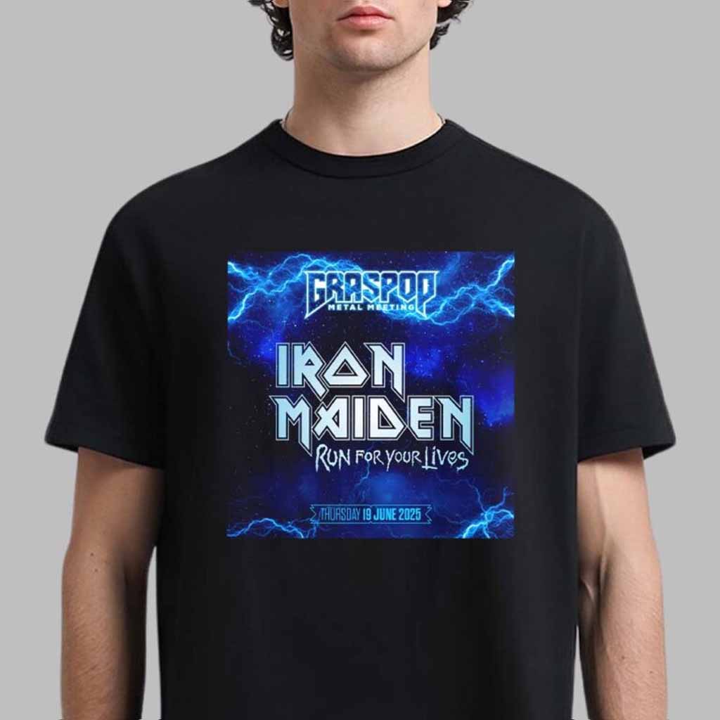 Iron Maiden Tour Merch 2025 Run For Your Lives Graspop Metal Meeting Shirt Gift For Fans Iron Maiden Tour Merch 2025 Run For Your Lives Graspop Metal Meeting Shirt Gift For Fans