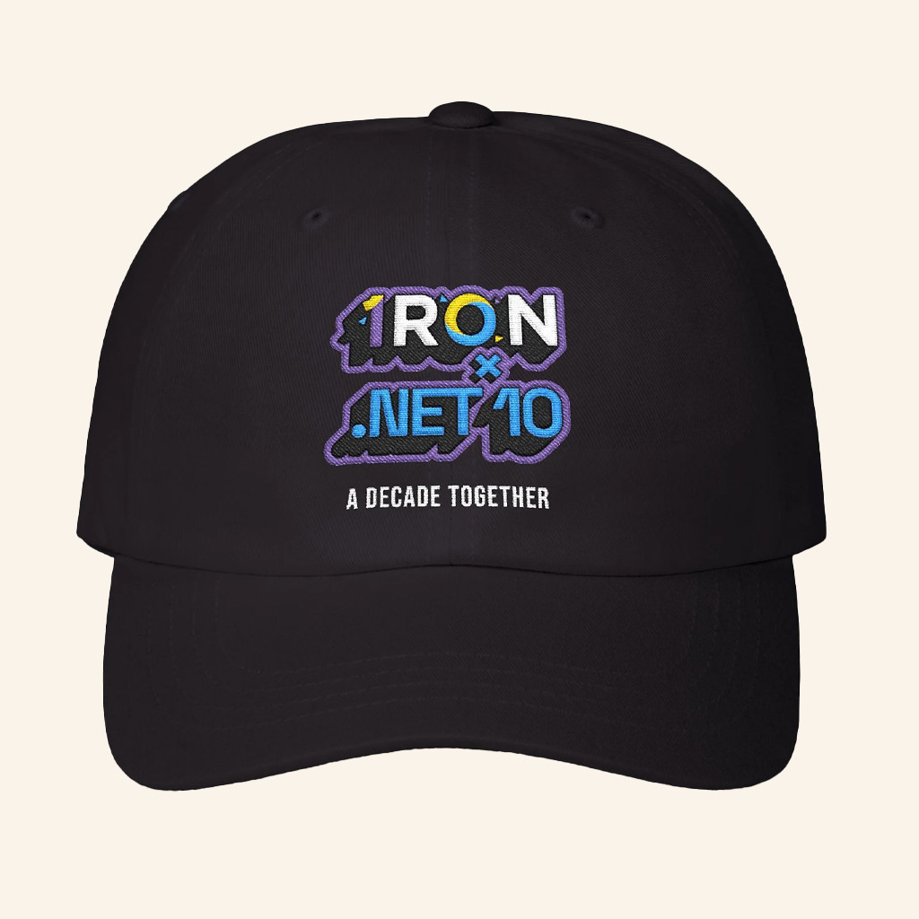 Iron Software Merch Net 10 X Iron 10 Embroidered Hat Xmas Presents For Him
