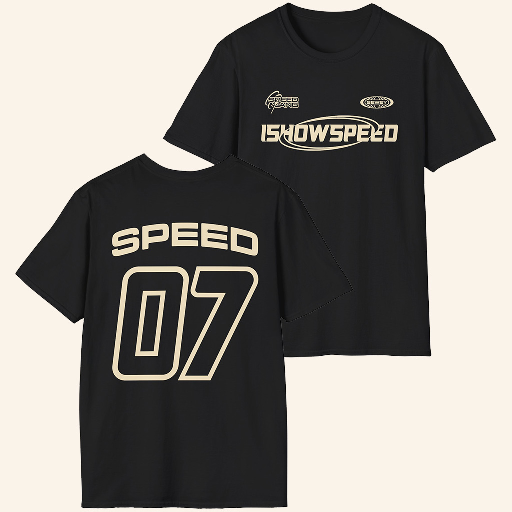 IShowSpeed Merch Racing T-Shirt Christmas Gift Ideas For Boyfriend IShowSpeed Merch Racing T-Shirt Christmas Gift Ideas For Boyfriend