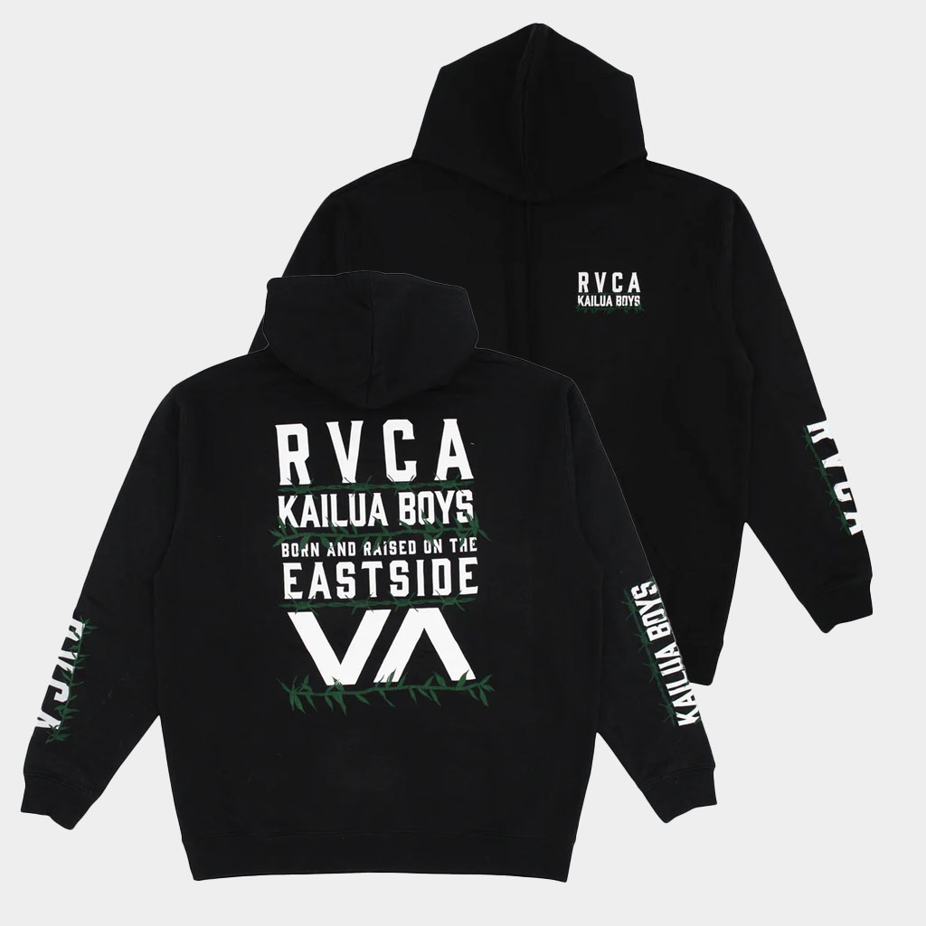 Island Snow Storm Merch RVCA Kailua Boys Barbed Hoodie Birthday Present For Husband-1
