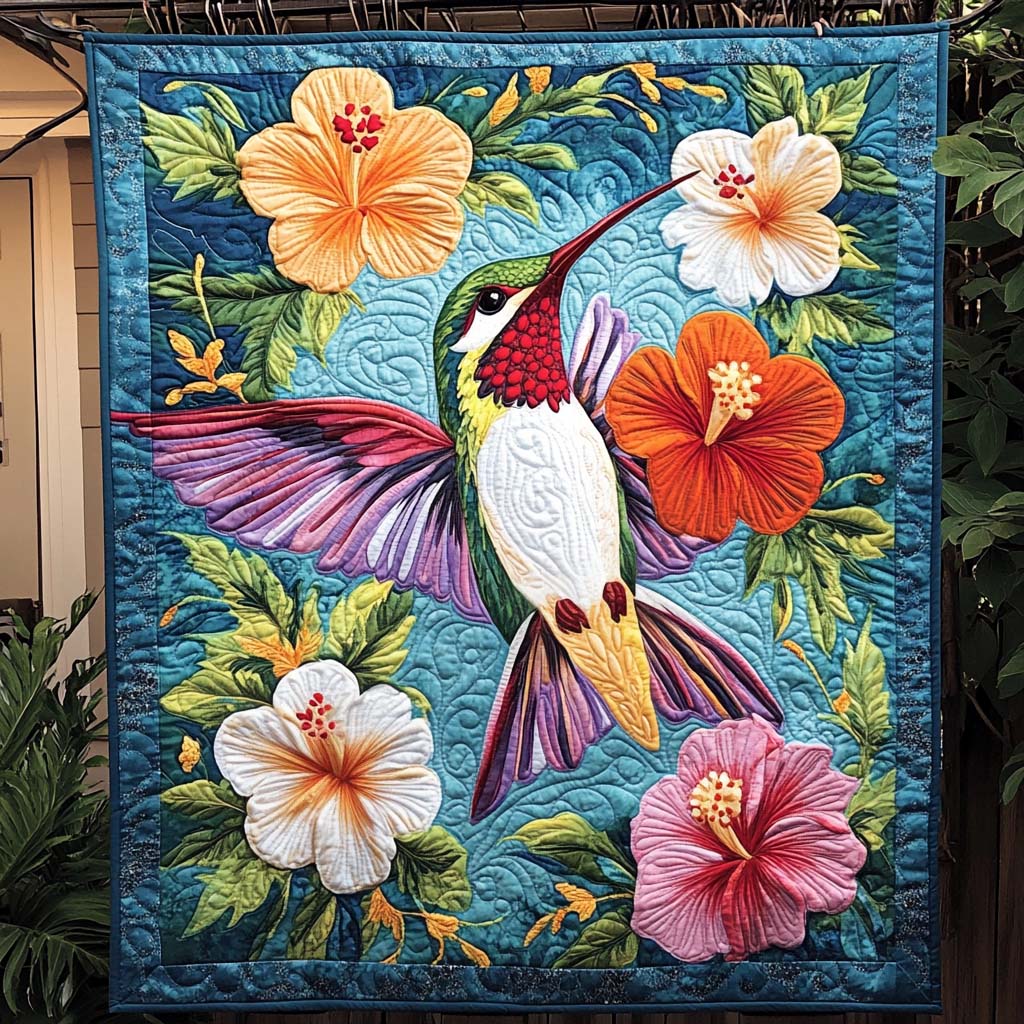 Island Wings Quilted Blanket Gift Ideas For Bird Lovers