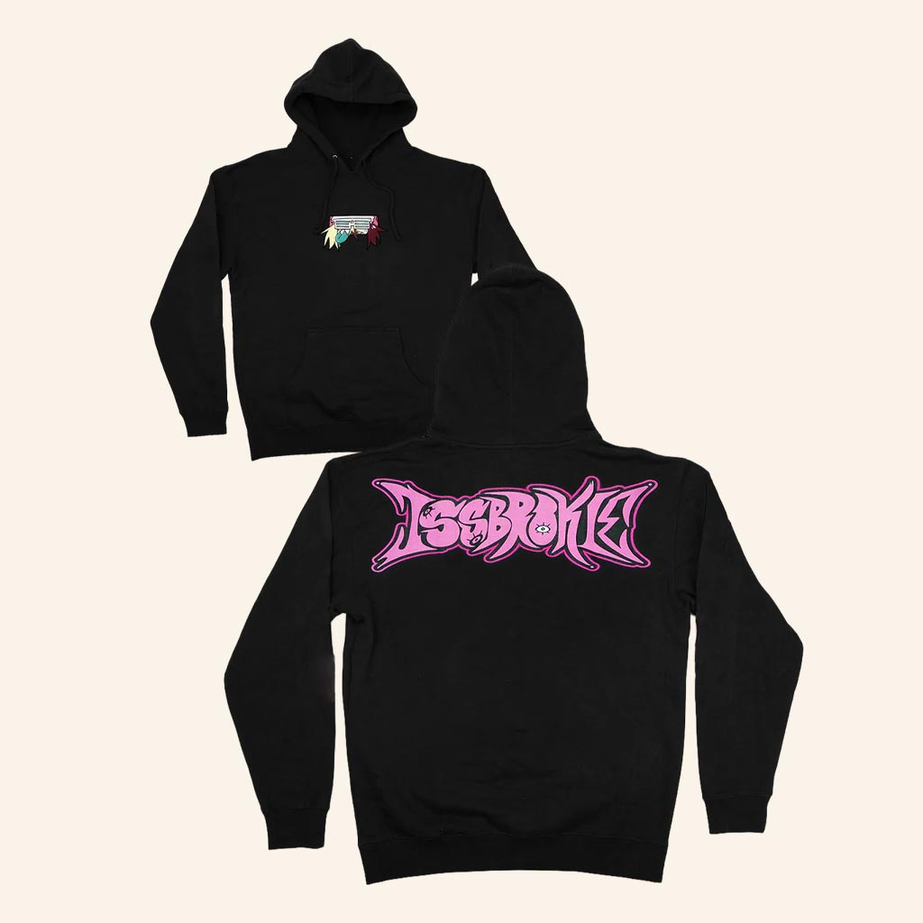 ISSBROKIE Merch Bleh Hoodie Black Best Gifts For Music Lovers