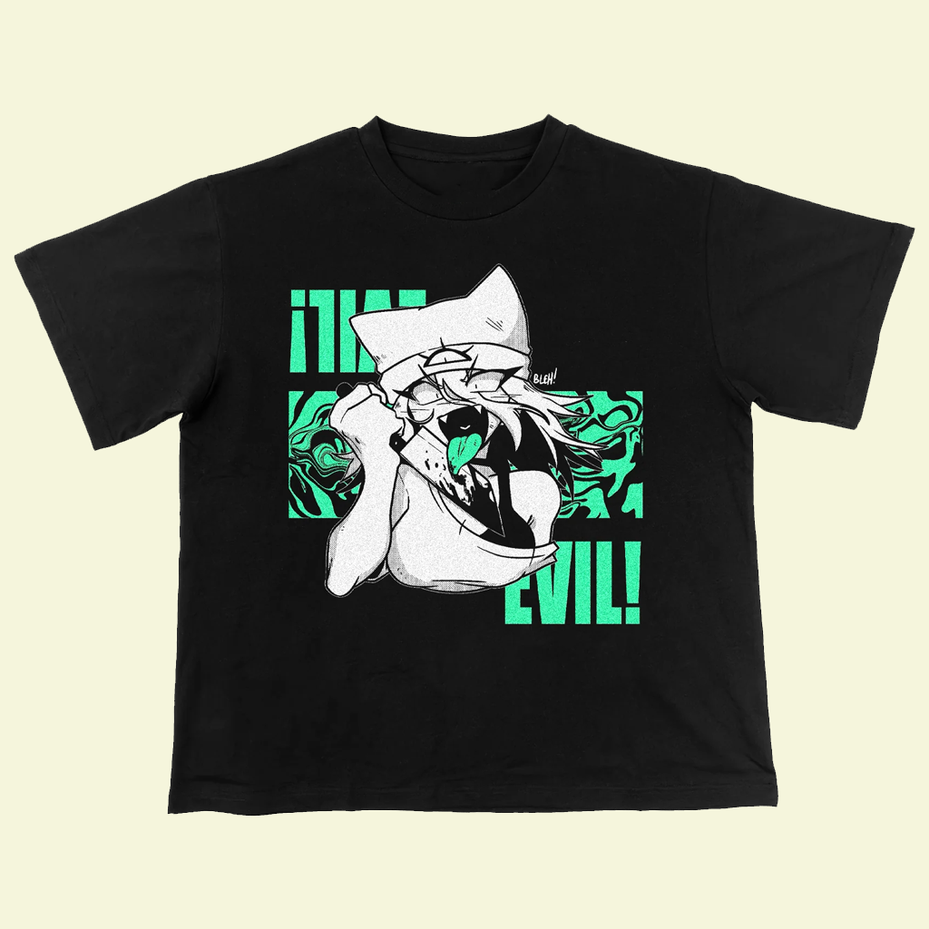 ISSBROKIE Merch Evil Glow In The Dark T-Shirt Gifts For Music Fans