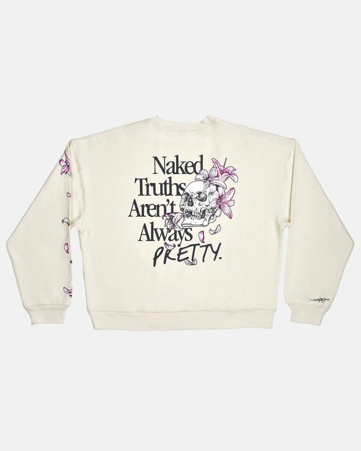 It Ends With Us Sweatshirt Colleen Hoover Merch Skull Naked Truths Aren't Always Pretty