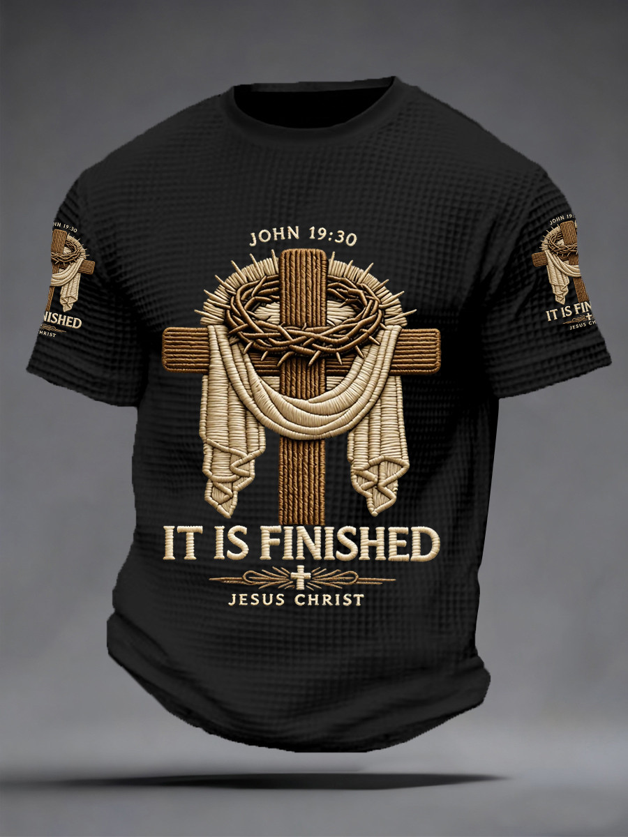 It Is Finished T-Shirt Jesus Christ John 19 30 Clothing Christian Gift Ideas