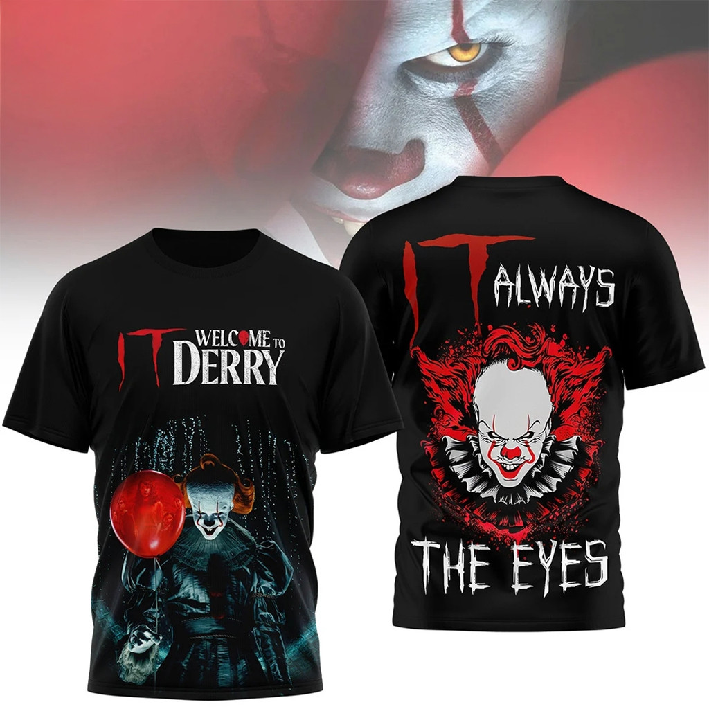 IT Pennywise Welcome To Derry Always The Eyes Shirt Gifts For Horror Movie Lovers IT Pennywise Welcome To Derry Always The Eyes Shirt Gifts For Horror Movie Lovers