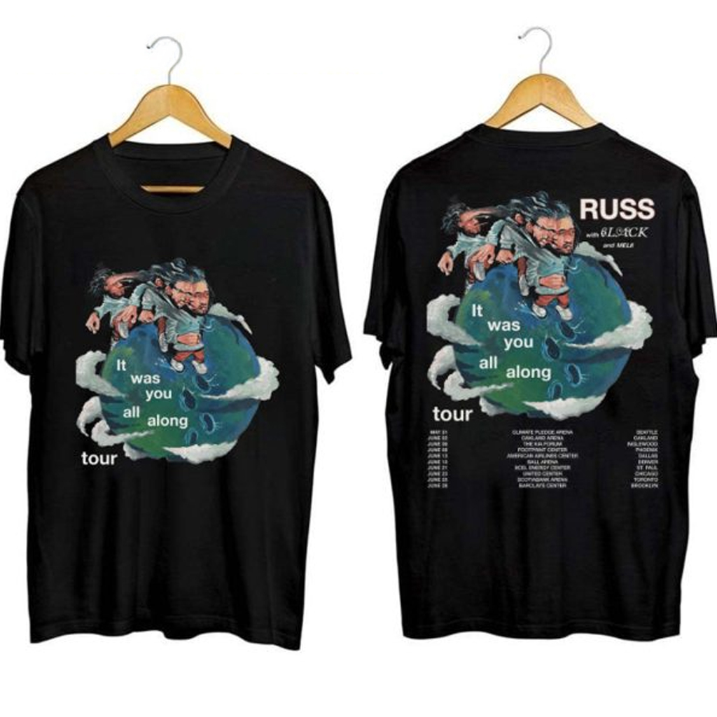 It Was You All Along Russ US Tour Shirt Unique Gifts For Music Lovers It Was You All Along Russ US Tour Shirt Unique Gifts For Music Lovers
