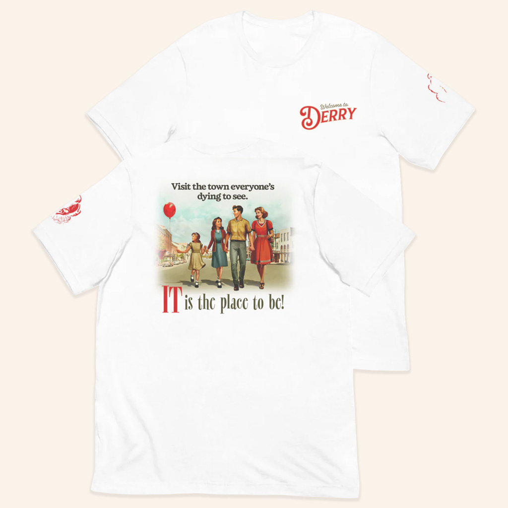 It Welcome To Derry Merch IT Welcome To Derry Visit The Town T-Shirt Gifts For Him Her