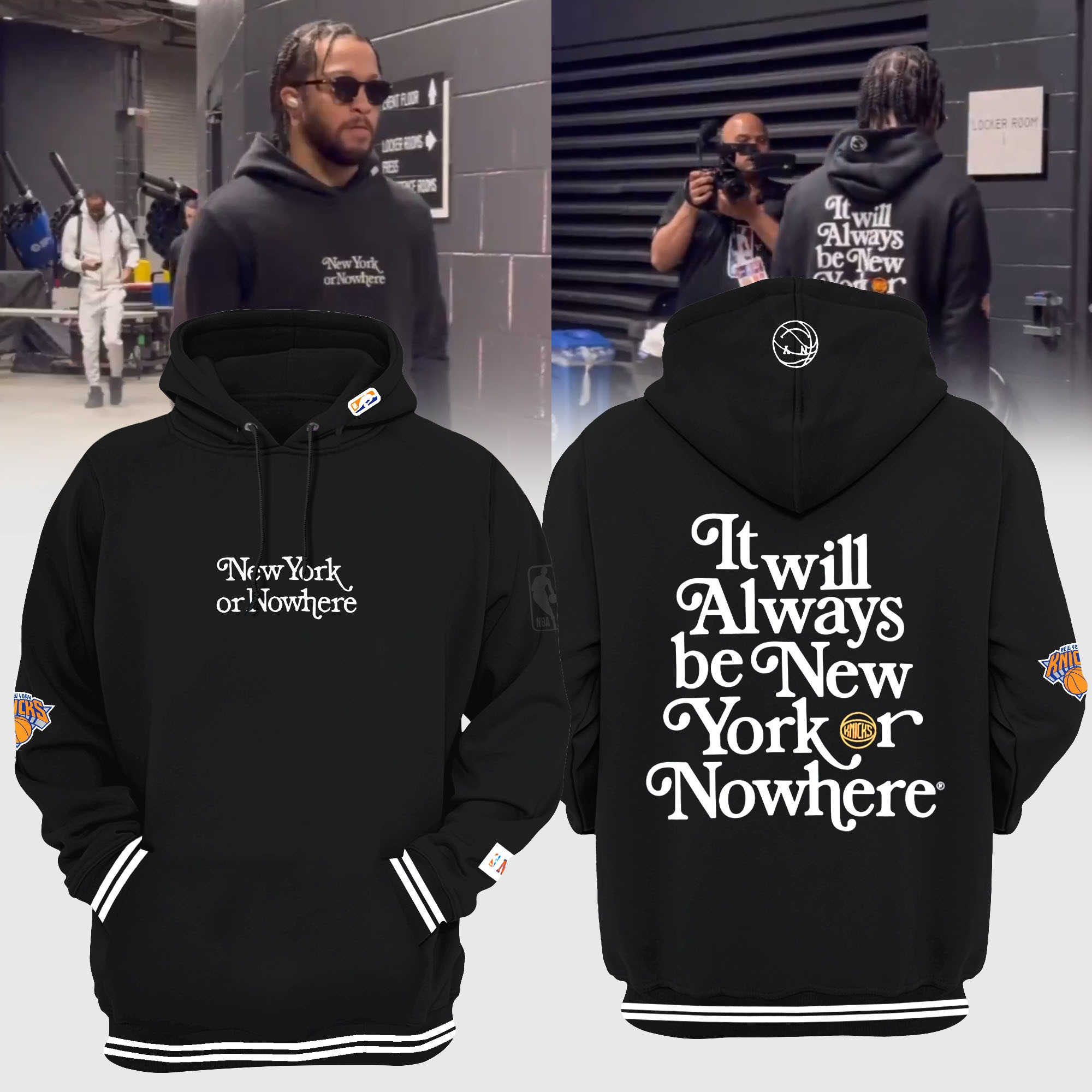 It Will Always New York or Nowhere Hoodie Unique Best Gifts For NY Knicks Fans For Him