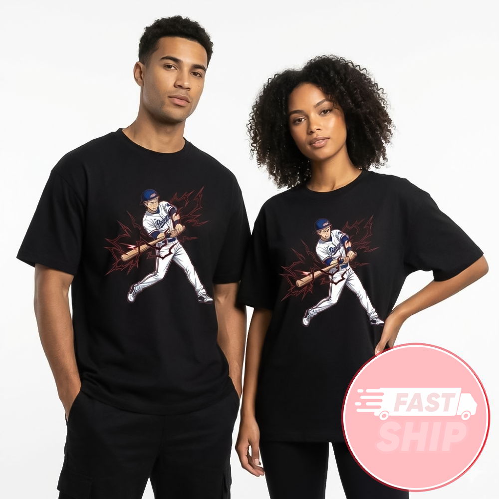 Itadori Yuji Jujutsu Kaisen Theme Night 2026 X Texas Rangers Collab Flash Home Run T-Shirt Black