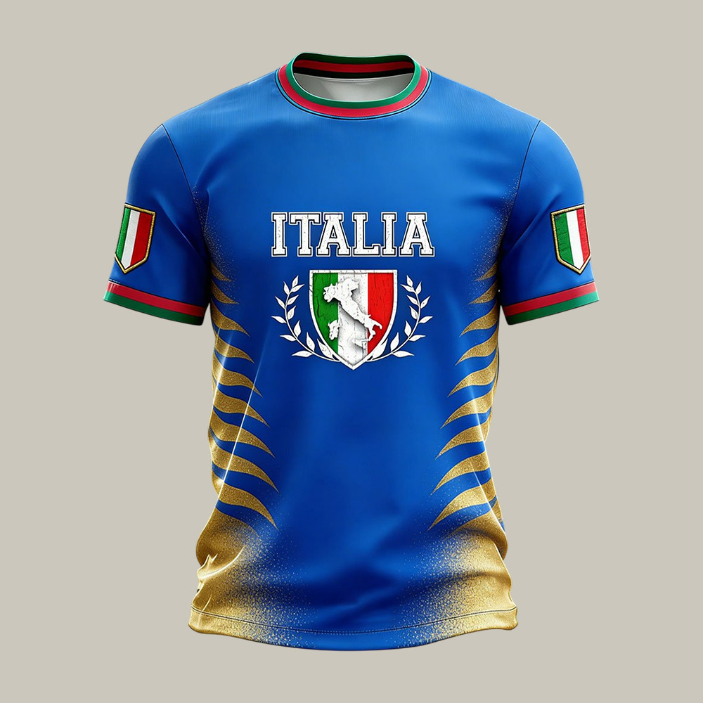 Italia 2026 FIFA World Cup T-Shirt Soccer Fan Merch Good Present For Him