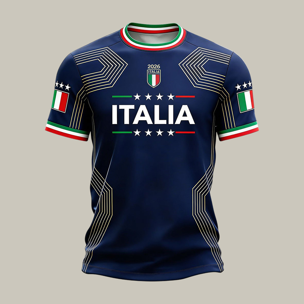 Italia FIFA World Cup 2026 T-Shirt Game Day Shirt 2026 World Cup Gear For Mom