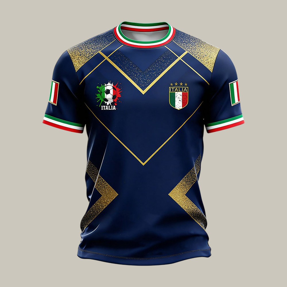 Italia FIFA World Cup 2026 T-Shirt Italia 2026 World Cup Clothing Present For Father's Day