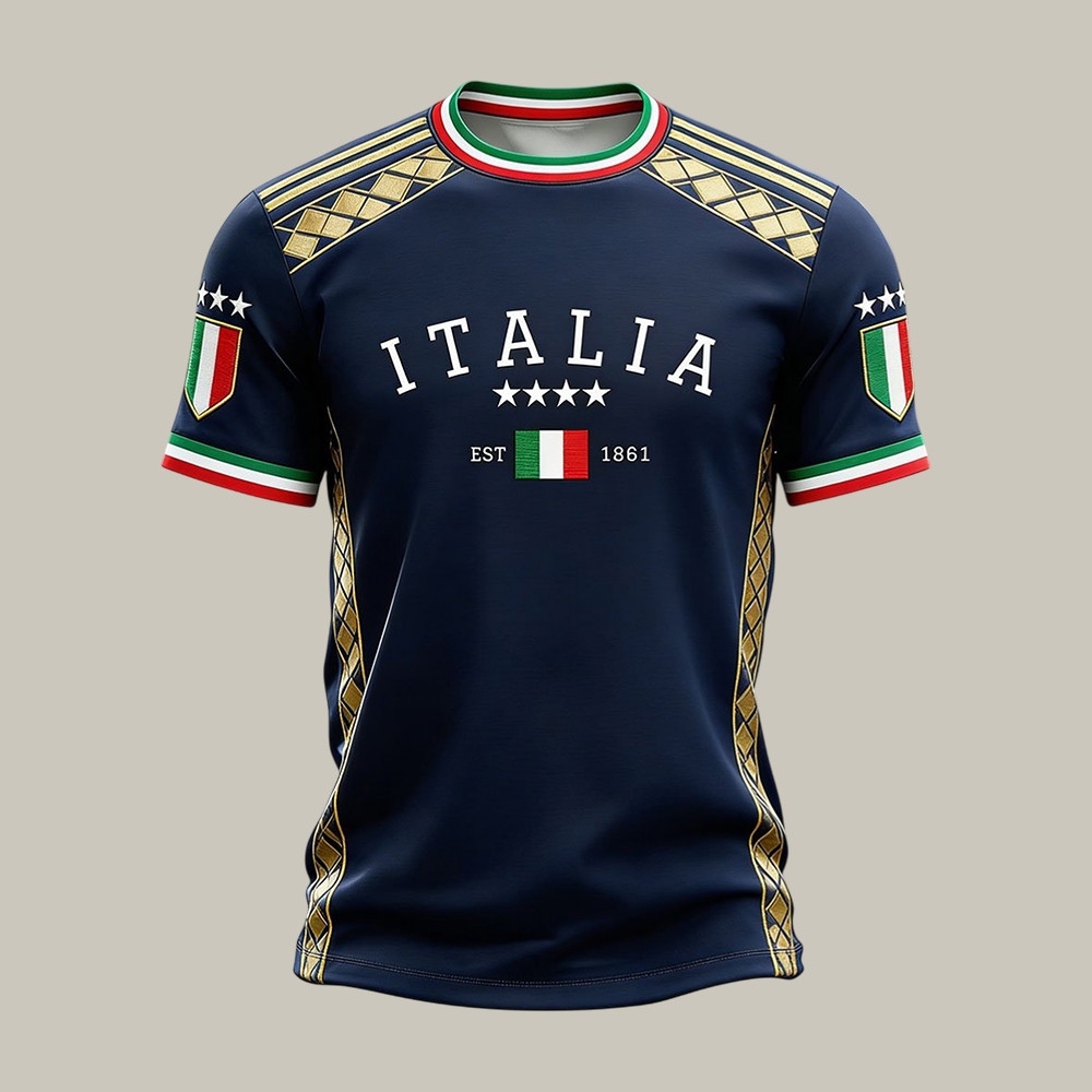 Italia FIFA World Cup 2026 T-Shirt Italy National Soccer Team Shirt Present Ideas