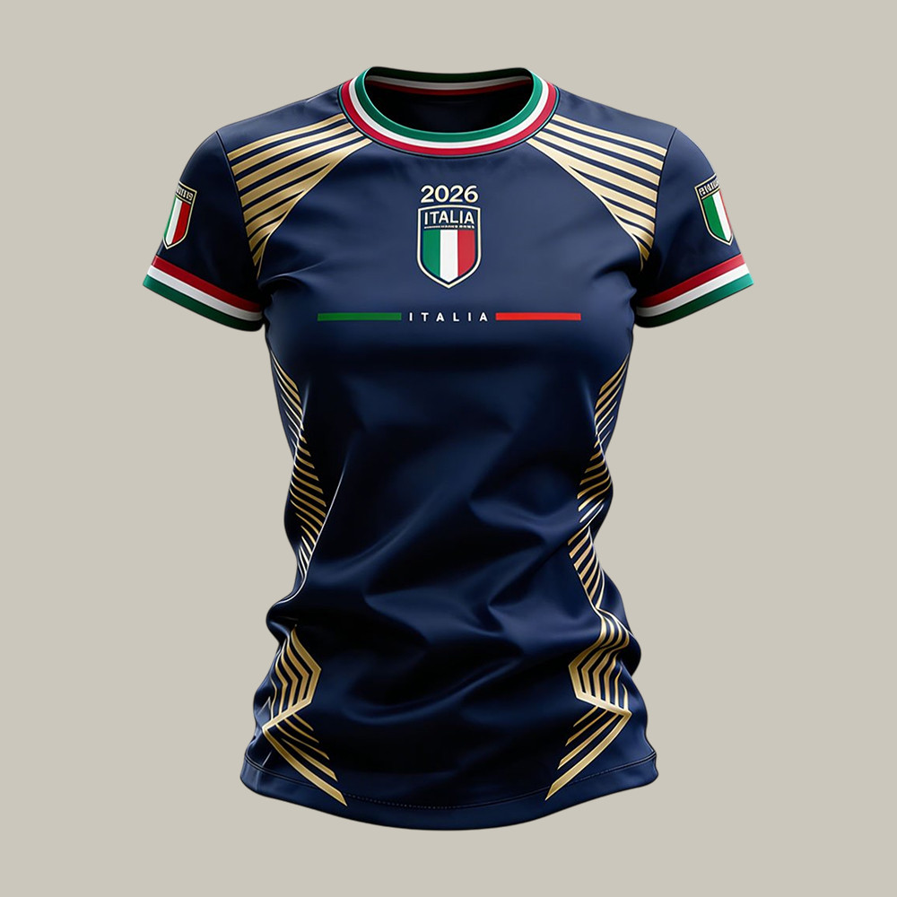 Italia FIFA World Cup 2026 T-Shirt Soccer Clothes Mother's Day Gift For Fans