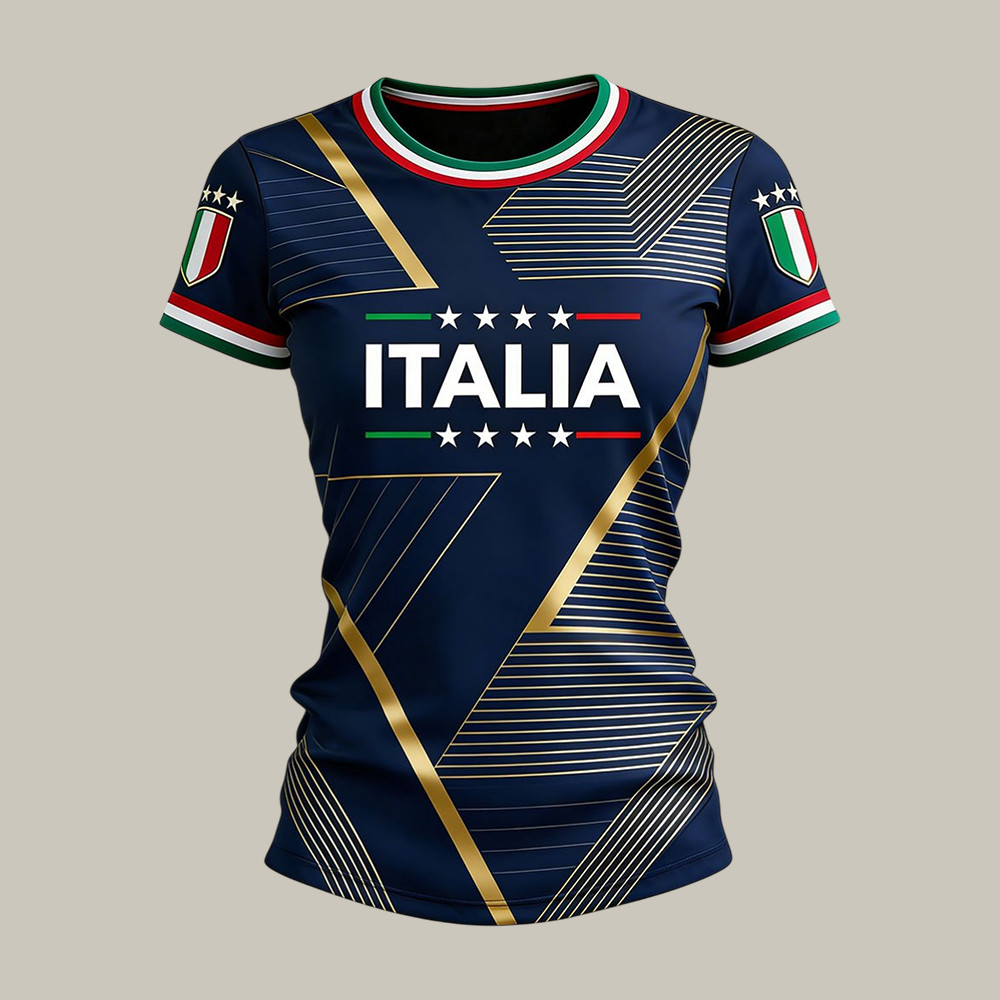 Italia FIFA World Cup 2026 T-Shirt Soccer Clothes Present Idea For Mother's Day