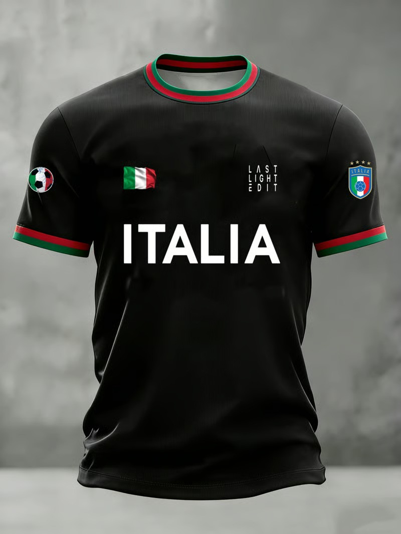 Italia Italy T-Shirt World Cup 2026 Soccer Fan Gear Football Clothing Best Gift For Italy Fans