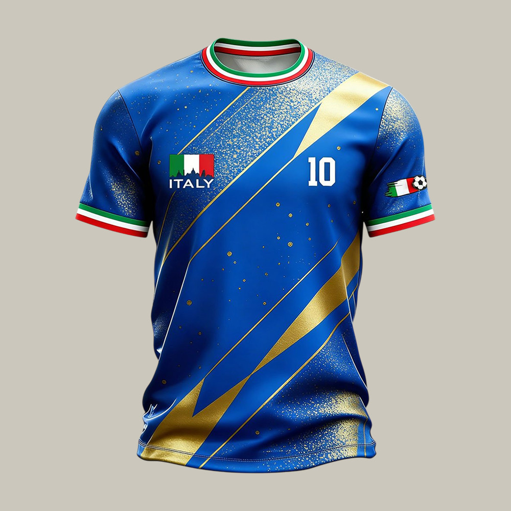 Italy 2026 FIFA World Cup 10 T-Shirt Game Day Shirt Soccer Lover Present For Him