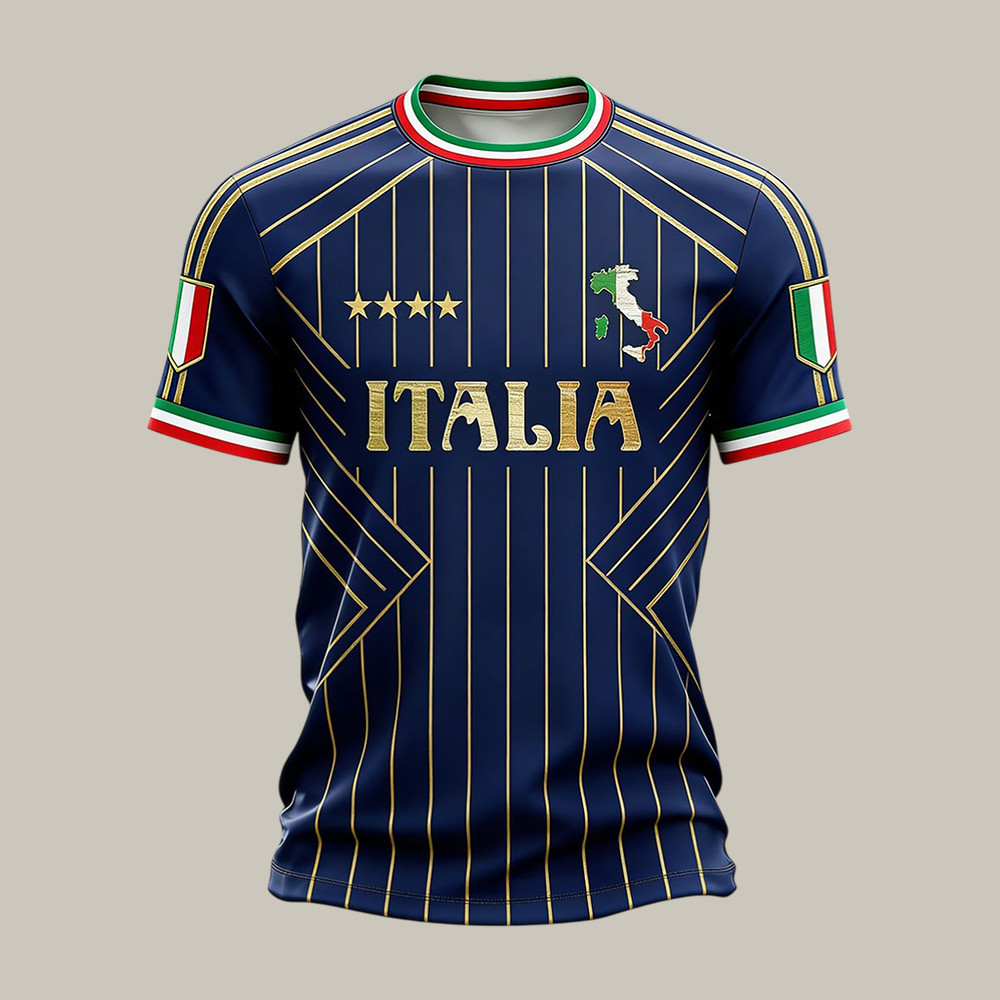 Italy 2026 FIFA World Cup T-Shirt Italian Football Team Shirt Best Gift For Fans