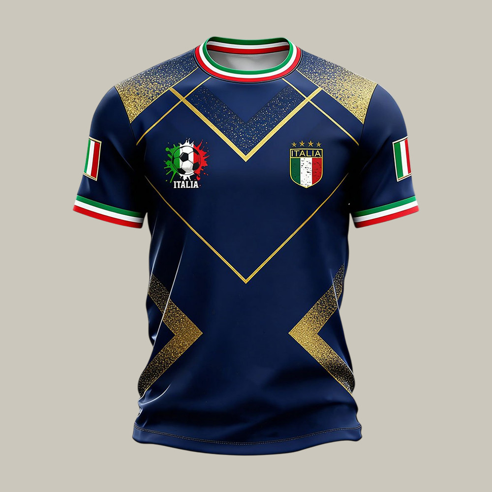 Italy 2026 FIFA World Cup T-Shirt Soccer Fan Apparel Present For Husband