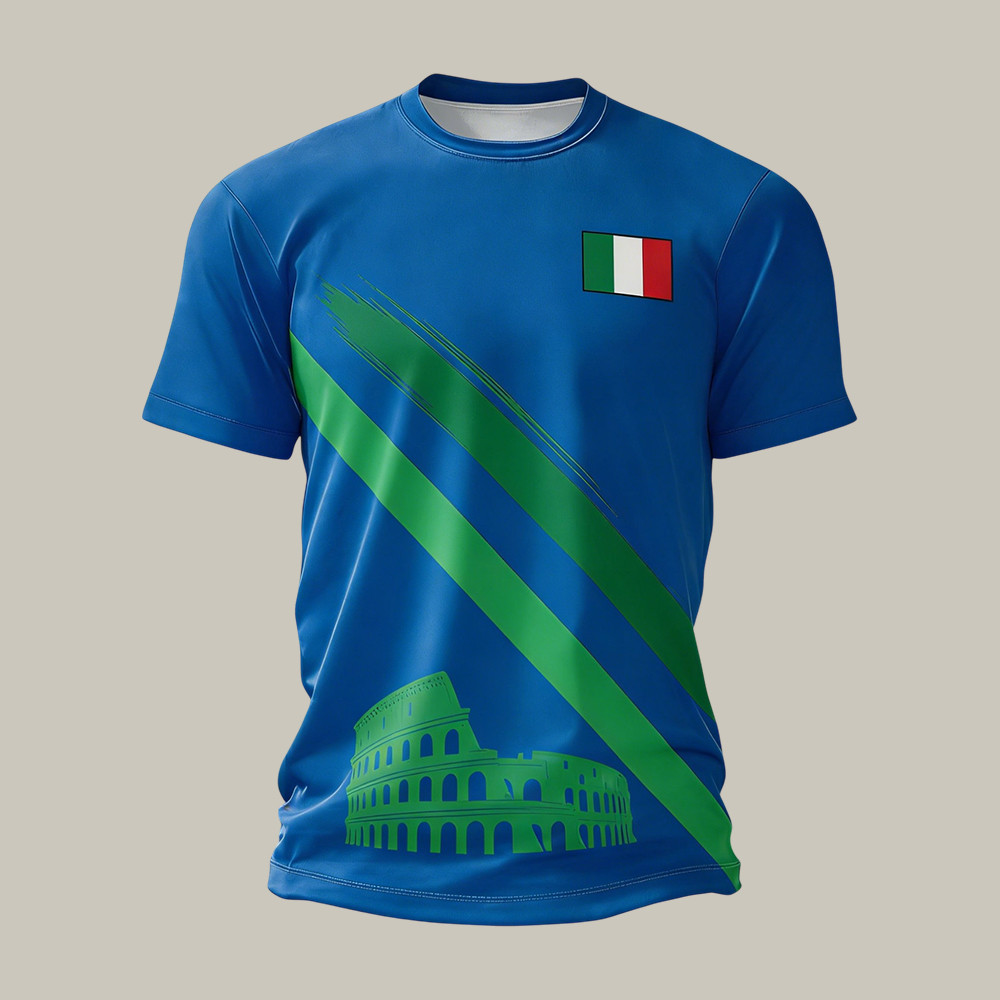 Italy 2026 FIFA World Cup T-Shirt Soccer Fan Merch Father's Day Gift For Husband