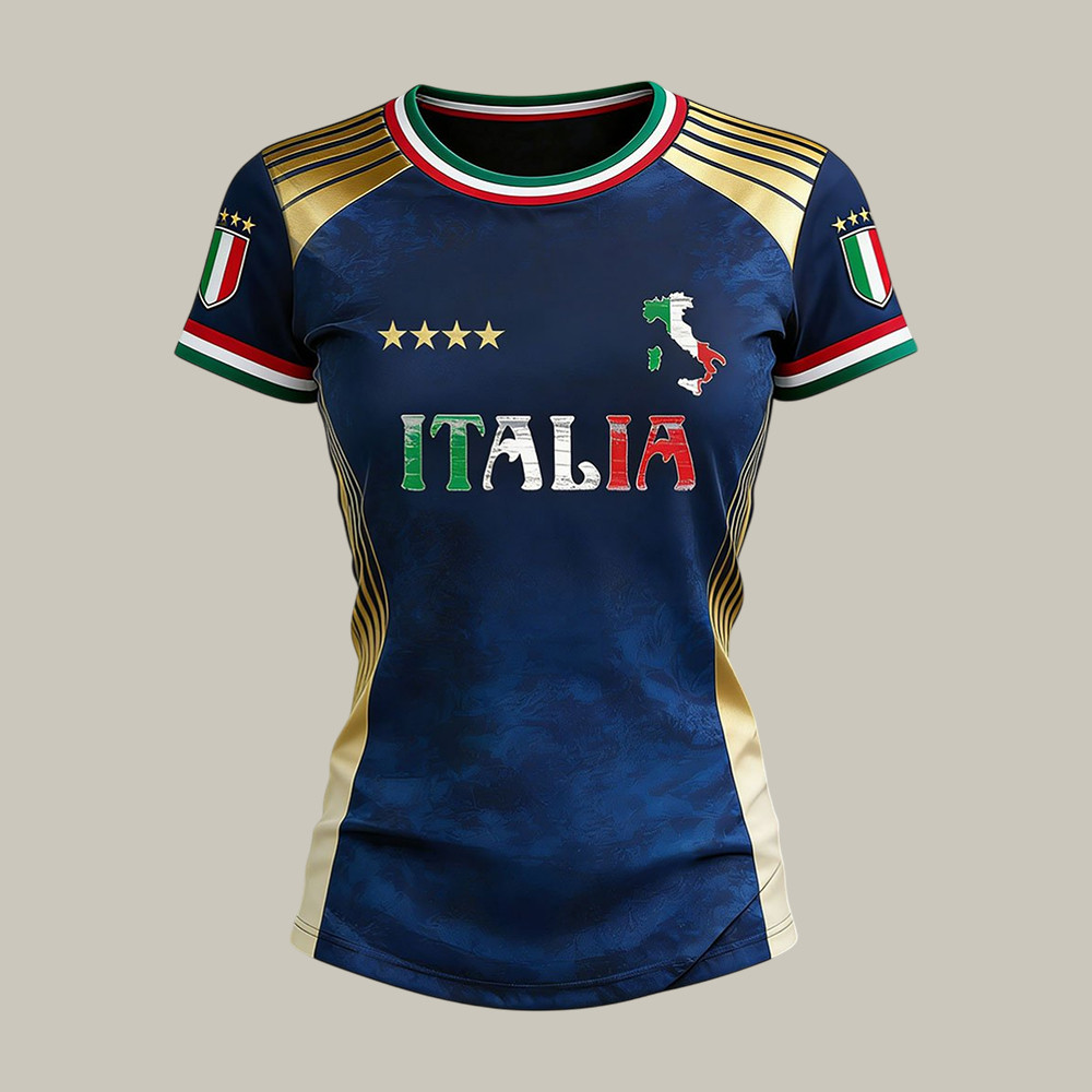 Italy 2026 FIFA World Cup T-Shirt Soccer Fan Merch Present For Wife
