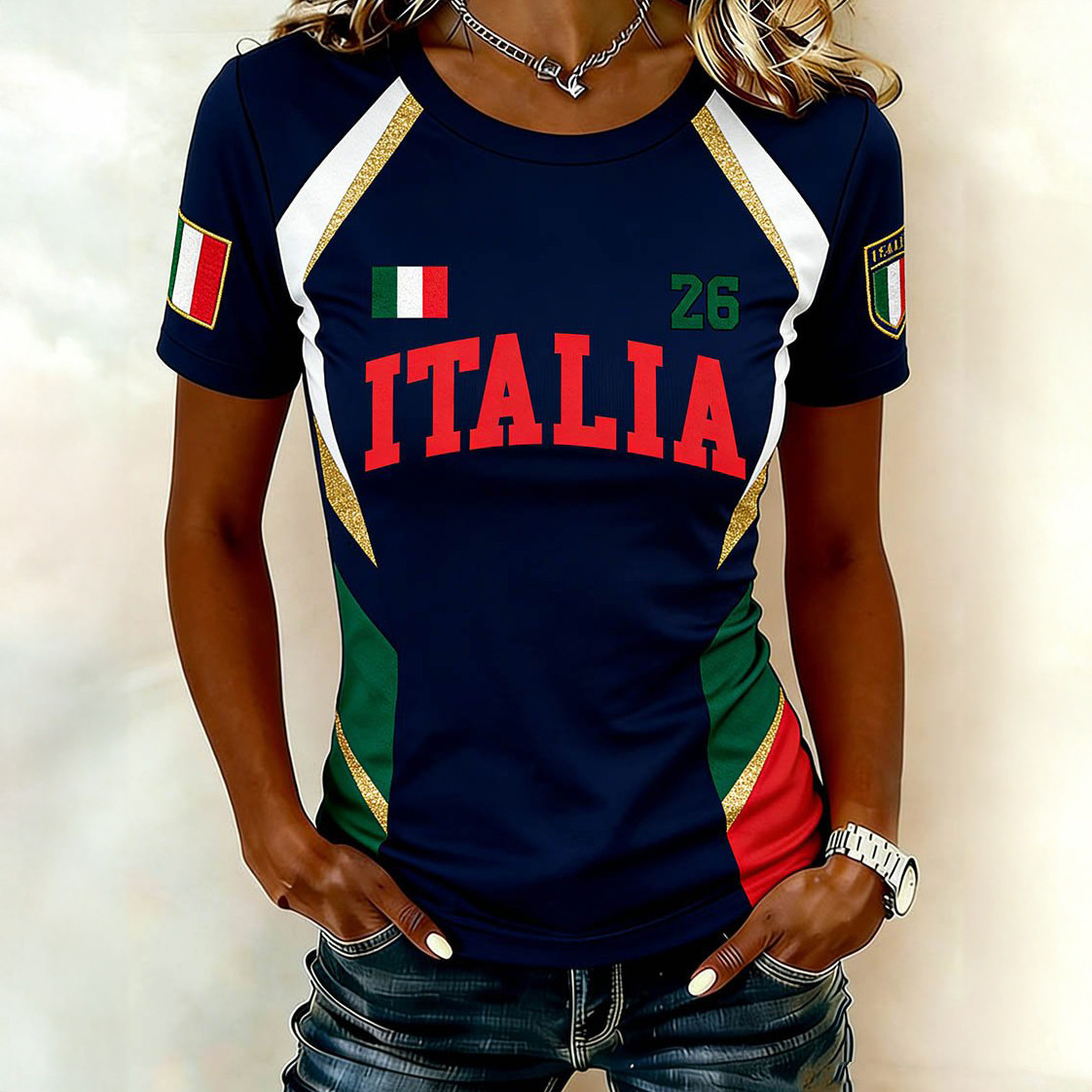 Italy FIFA World Cup 2026 T-Shirt 2026 World Cup Clothes Soccer Lover Gift For Mother
