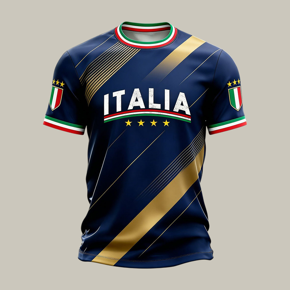 Italy FIFA World Cup 2026 T-Shirt Game Day Shirt 2026 World Cup Gear For Dad