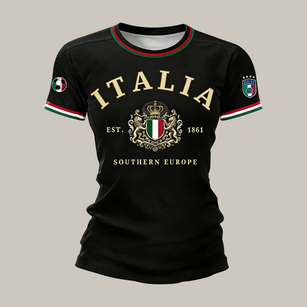 Italy FIFA World Cup 2026 T-Shirt Italian National Football Shirt Soccer Lover Gift