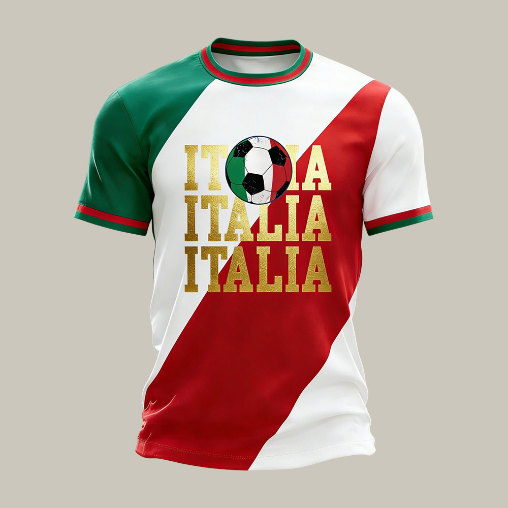 Italy FIFA World Cup 2026 T-Shirt Italy National Soccer Team Shirt Best Gift For Father's Day
