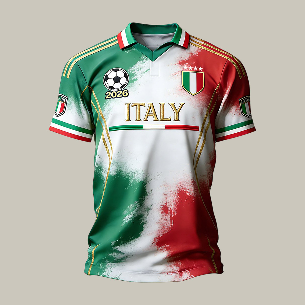 Italy World Cup 2026 Jersey FIFA World Cup 2026 Merch Present For Brother