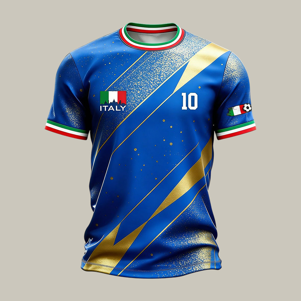 Italy World Cup 2026 T-Shirt Soccer Game Day Clothing 2026 World Cup Gift For Dad